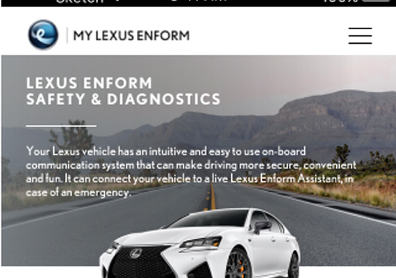 Lexus Responsive and coding @Mobile